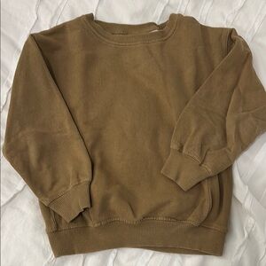 Zara Olive Brown Sweatshirt